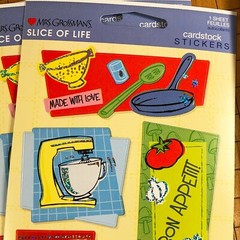 10 Mrs Grossmans Slice of Life Bon Appetit Stickers Cooking Baking Kitchen Yummy