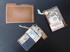 Junk Journal Add On OOAK File Envelope Note Pad Ephemera Tags Choice Of Set