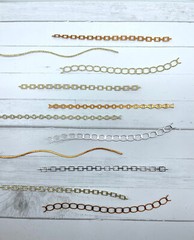 Die Cuts Jewelry Chain 16 Pieces