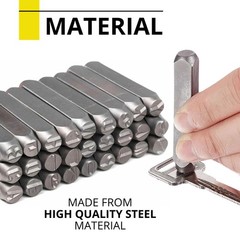 63 PCS Metal Stamping Kit – Letter Punch Set Metal Stamps for Jewelry Making …