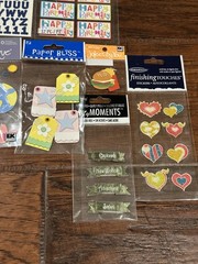 Lot Of 11 Vinatge Jolees’s Boutique Dimensional Travel Sports Doctor Stickers