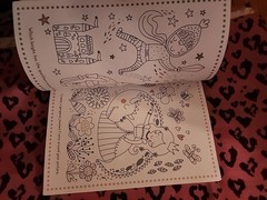 Sparkle and Shine Enchanted Kingdom color book with BLING BLING stickers NEW