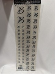 Bellisimo Personalized Monogram Stickers “B” Showers Wedding Marriage Party