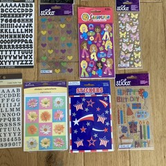 Lot Of 18 NOS Vintage Pkgs Of Stickers Asst Brands + Themes #2