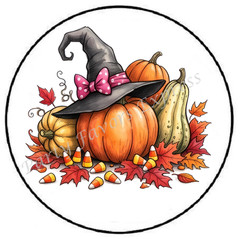 PUMPKIN WITCH GOURD CANDY CORN ENVELOPE SEALS LABELS STICKERS PARTY FAVORS