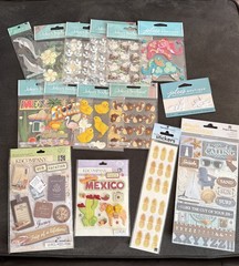 Lot of 15 Jolee’s Boutique K&Company Sticky Pix Scrapbooking