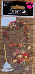Essentials Tree W/ Leaves Seasons Fall Changing Colors Leafs Scrapbook Stickers