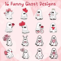 DSjuedui Romantic Ghost Roll Stickers – 1000Pcs Red Pink Flowers Colorful