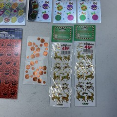 Lot Of Holiday Stickers Christmas Halloween Easter St Patrick’s Day