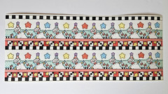 Penny Black Stickeroos BORDER #4 Sheet of 12″ Whimsical Border Stickers Robots