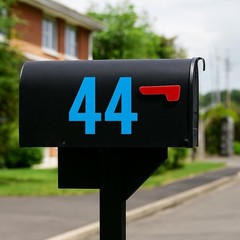 YTPZCL 4 Inch House Numbers Stickers Multicolor