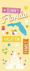 Scrapbooking Crafts PH Stickers Florida Castle Magical Rides Family Vacation Fun