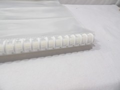 Large Reusable Scrapbook Sticker Storage spiral 50 clear sheets 3 compartment
