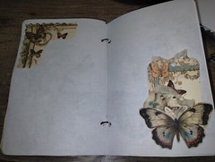 Vintage Butterfly Junk Journal Scrapbook USA Seller