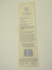 Vintage 1990 Sandylion Mother of Pearl Holiday Snowman Stickers *SEALED*