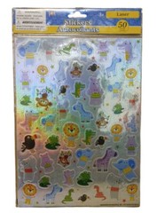 NIP Greenbrier International Glitter Laser Stickers Multi Color – Lot Of 3