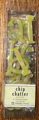 Pressed Petals Chip Chatter Gellies Lime Dot 31 Chipboard Alphabet Alpha Letters