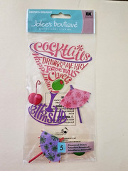 RETIRED XL Jolee’s Boutique Embellishments – Cocktails Drink – SPJBLG138