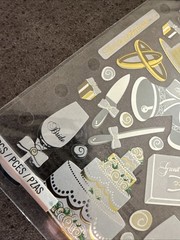 New Sticko WEDDING DAY Binder Stickers EK Success BRIDE & GROOM
