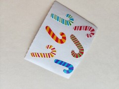 Mrs. Grossman’s Stickers – Tiny Candy Canes – Bright Multi Colors – 4 Strips #20