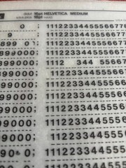 Four Letraset INSTANT LETTERING Transfer 12 & 14pt, 16-18pt Helvetica Med 33