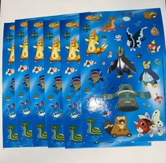 Sandylion Pokémon stickers lot of 6 sheets 4″ X 6 «