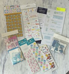 Baby And Kids Scrapbook Supplies Lot Stickers Stamps Frames Pooh Suzy’s Zoo NEW
