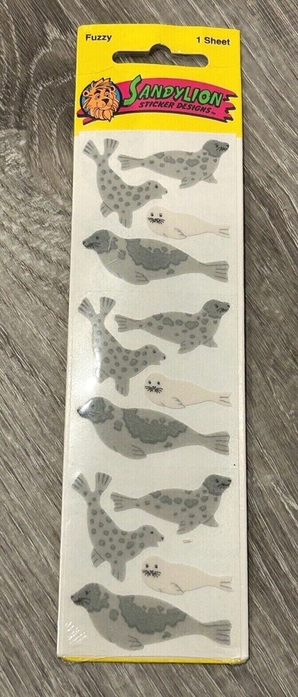 Sandylion Stickers Vintage 1990 / Y2K Snoopy Turtle Tweety Pooh Trolls Sealed