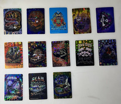 Vintage Old School vending Gonzales Graphics Holographic Stickers Lot of (13)