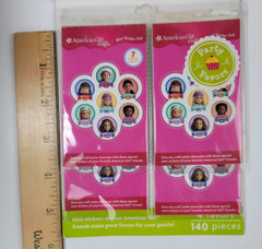 American Girl Crafts Sticker Pad Mini Paper Doll Book Lot Stocking Stuffer Party