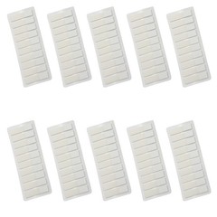 120Pcs White Clear PET Label Repositionable Writable Book Page Marker Bookmarks