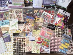HUGE SCRAPBOOK STICKER LOT~115 Pks.~Many Brands & Themes~NEW
