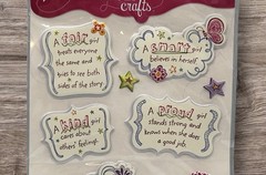 American Girl Crafts Girl Quotes Pillow Stickers Scrapbooking Crafts NEW