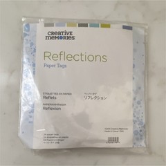Creative Memories Reflections Paper Tags 24 Count Scrapbooking Embellishments