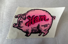 Vintage RARE 3M pig ham scratch n sniff sticker