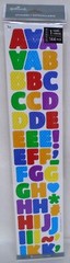 Hallmark Paper Stickers Alphabet ABC’s Punctuation 3 Feet 144 Pieces NIP