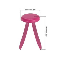 Brads for Paper Crafts, 150 Pcs Rose Metal Round Paper Fasteners, 16 mm