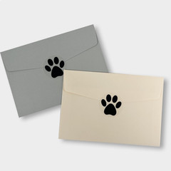 Paw Stickers, 2000 Pcs 0.5 Inch Clear Puppy Dog, Black Bear Paw Prints Self-Adhe