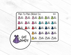 1831~~Get Ready Planner Stickers.