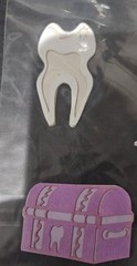 Twice As Nice Scrapbooking LASER OVERLAYS Die Cuts TOOTH FAIRY Ellison Designs