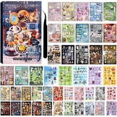 800Pcs Cute Scrapbook Stickers Travel Japanese Sticker Book Ba 50 Sheet Sea