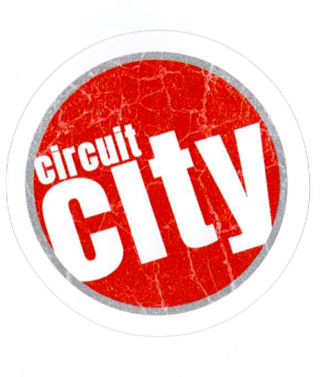 Circuit City «Distressed» – Logo – (Reproduction Sticker)