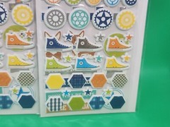 2 Cool For School Puffy Sticker Hampton Art Jillibean Scrapbook 3 Pack 162 Pcs