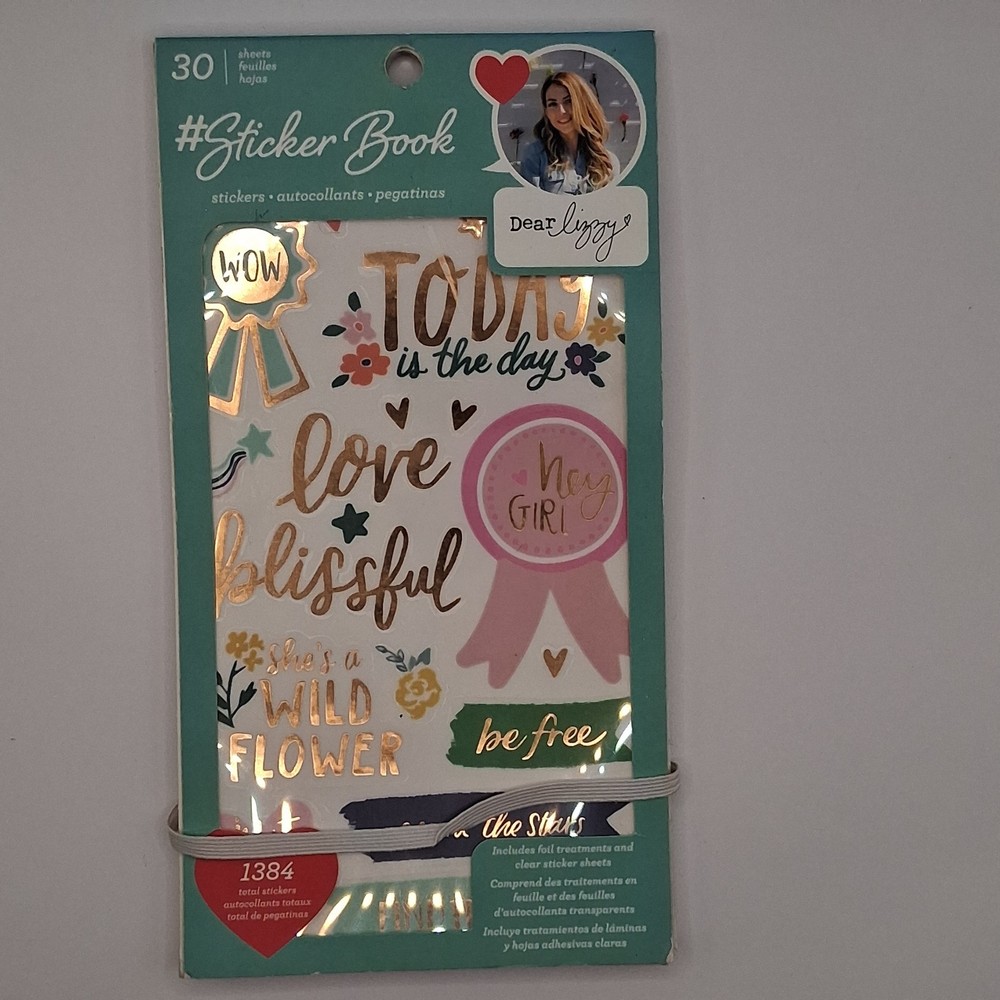 Dear Lizzy with American Crafts Sticker Book