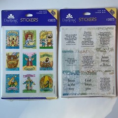 NOS Vintage Dayspring Religious Sticker Bible Verses Inspirational Sticker Packs