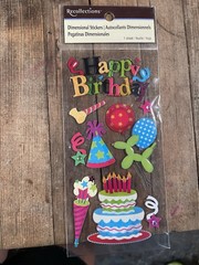 Recollections Dimensional Stickers Lot of 7 Sports Birthday Beach Art