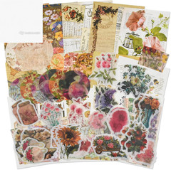 Vintage Scrapbooking Supplies Kit Vintage Stickers for Scrapbooking Journaling A