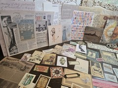 Storyteller Junk Journal Kit Paper Stickers Tags Book Books Stories Reading Read
