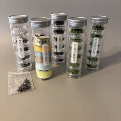 Scrapbooking Embellishment Lot Close to My Heart Brads Ribbon Buttons +++