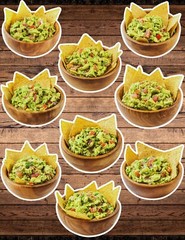 Chips and Guacamole Die Cut Vinyl Stickers Set Scrapbooking Laptop Waterbottle